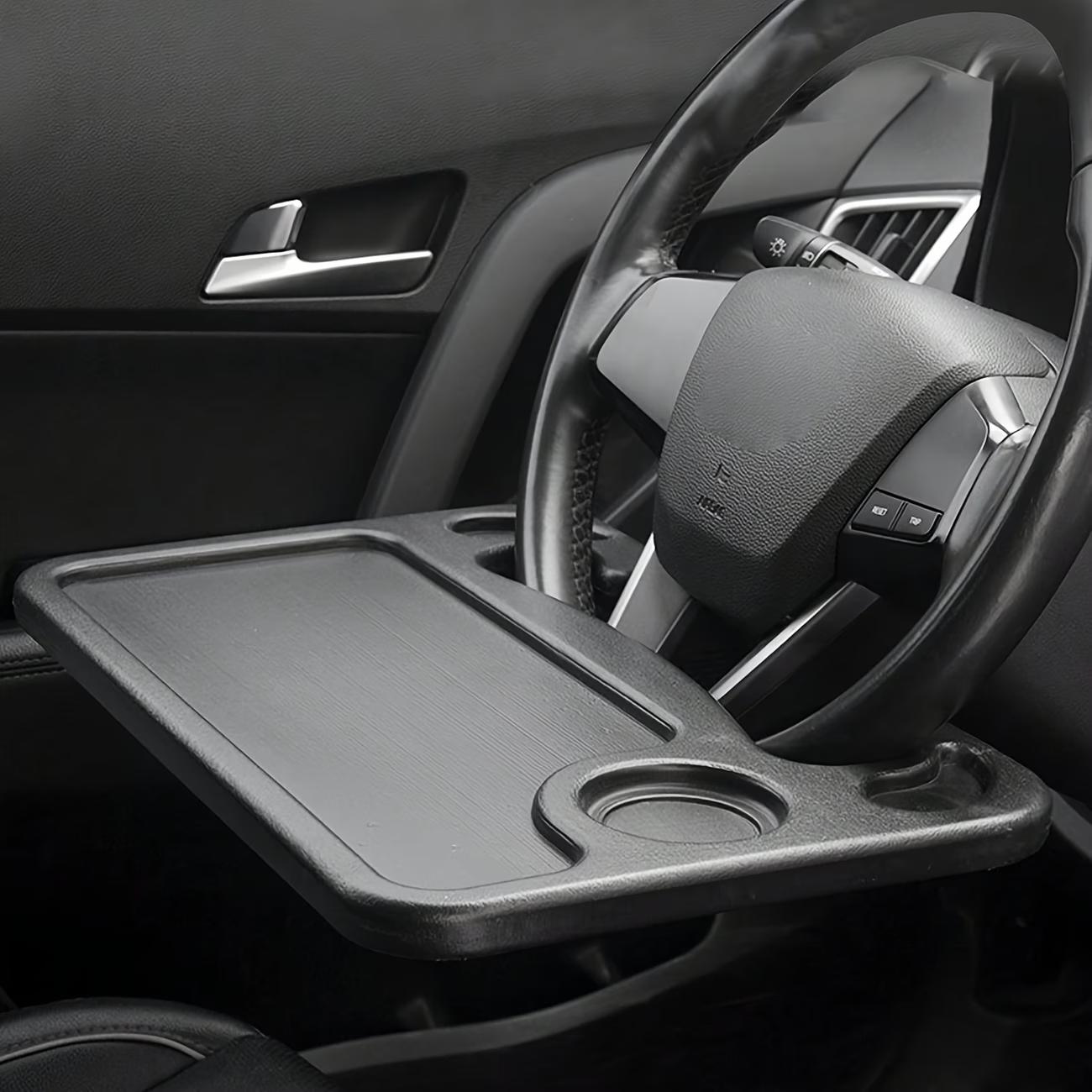 Car Steering Wheel Table Multifunctional Dining Desk Universal Steering Wheel Mount Laptop Tablet Holder Portable Interior Part as pic