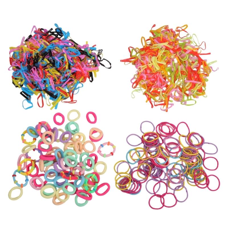 Colorful Hair Ties Hairpin and Rubber Bands Collection Hairband Pack for Women