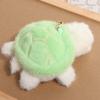 Squeaking Plush Turtle Key Ring PP Cotton Green Doll Key Ring  Bag Pendant
