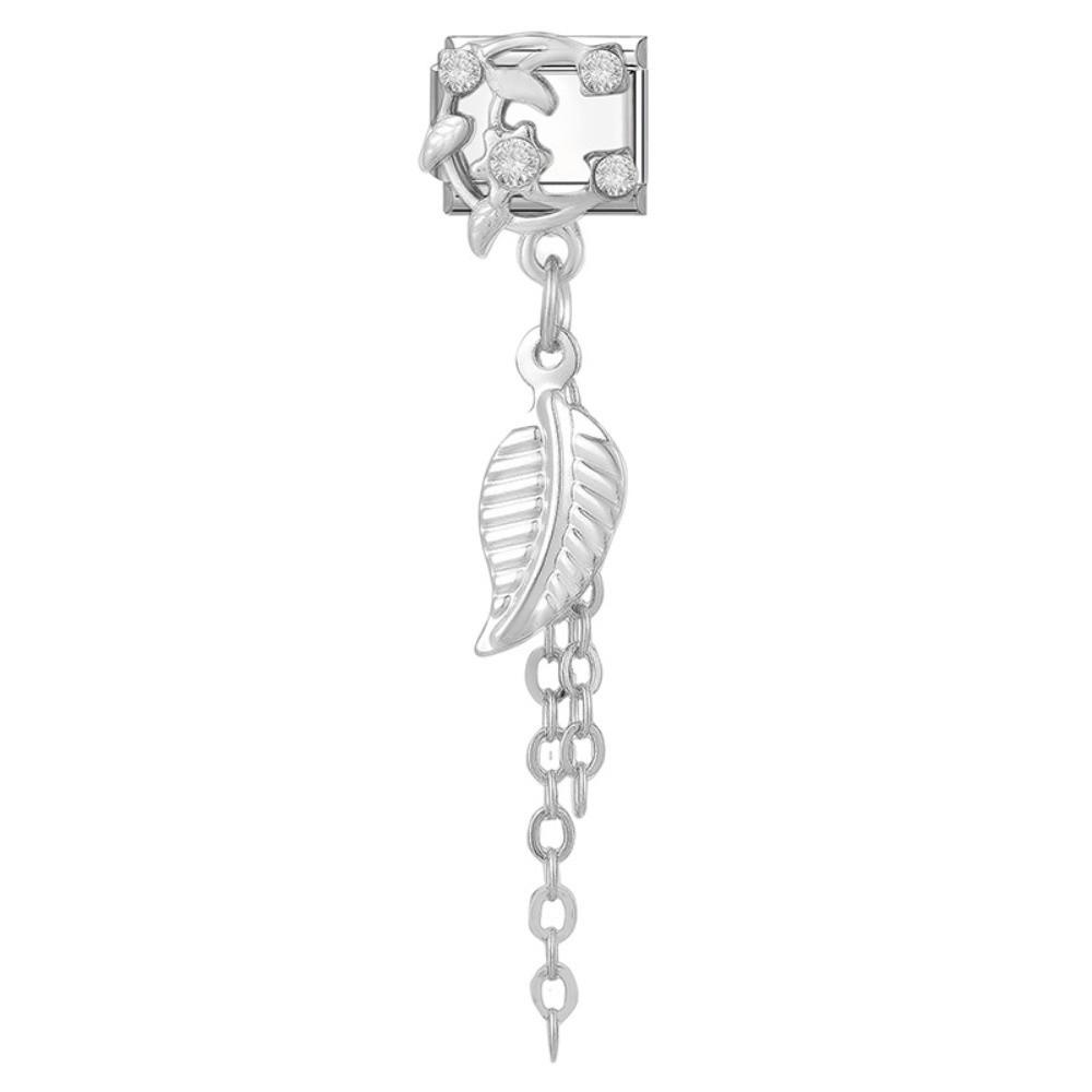 

Heart Shape Zircon Bracelet Links Stainless Steel Bracelet Links Handmade Accessories Style M