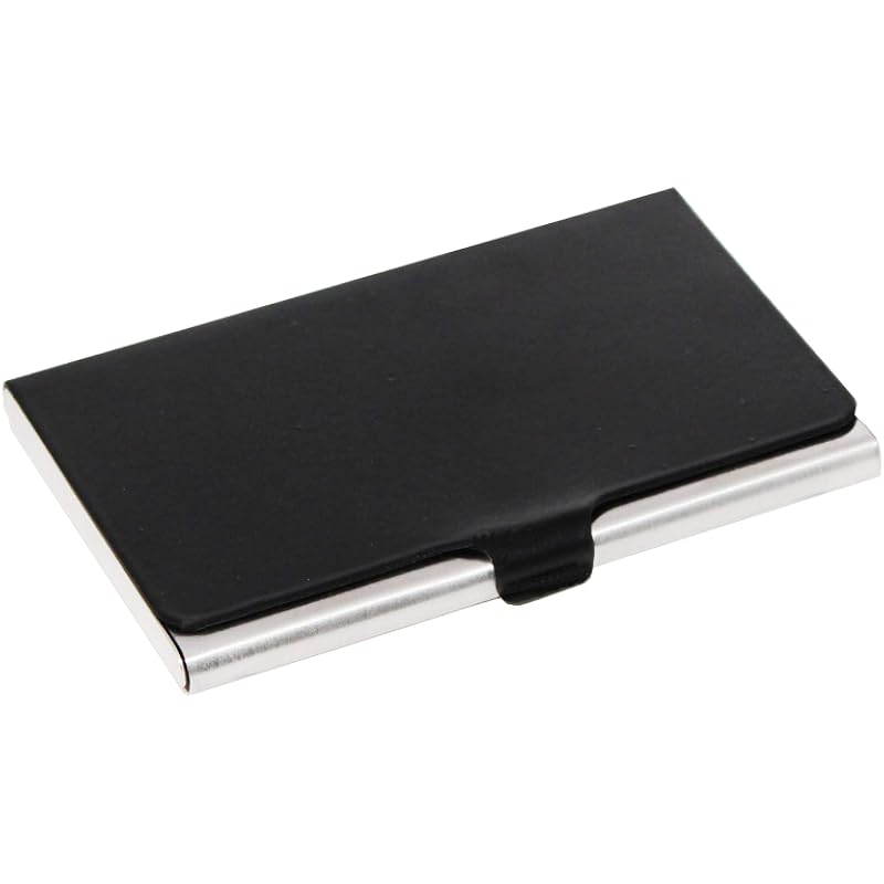 Ofixo Credit Card Holder Protector Stainless Steel Credit Card Wallet Slim Metal Credit Card Case For Women Or Men (Blac