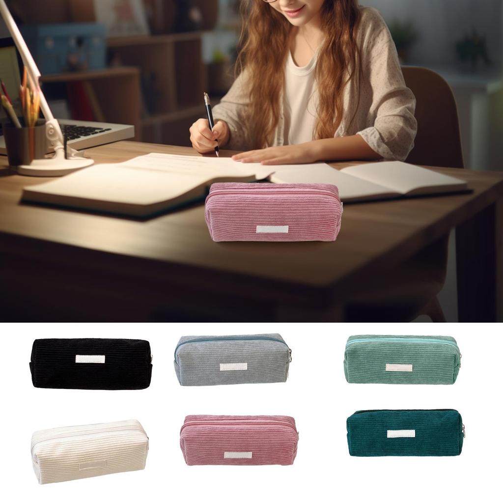 Large Capacity Stationery Pen Storage Pouch Pencil Pouch Pencil Pouch Cute Aesthetic Pencil Case Bag Multifunctional Organizer
