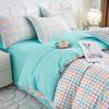 Batenlu Colorful Plaid Four-Piece Bedding Set