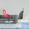 Flamingo Fairy Garden Stake Sculpture And Peacock Animal Statue Collection for Elegant Holiday