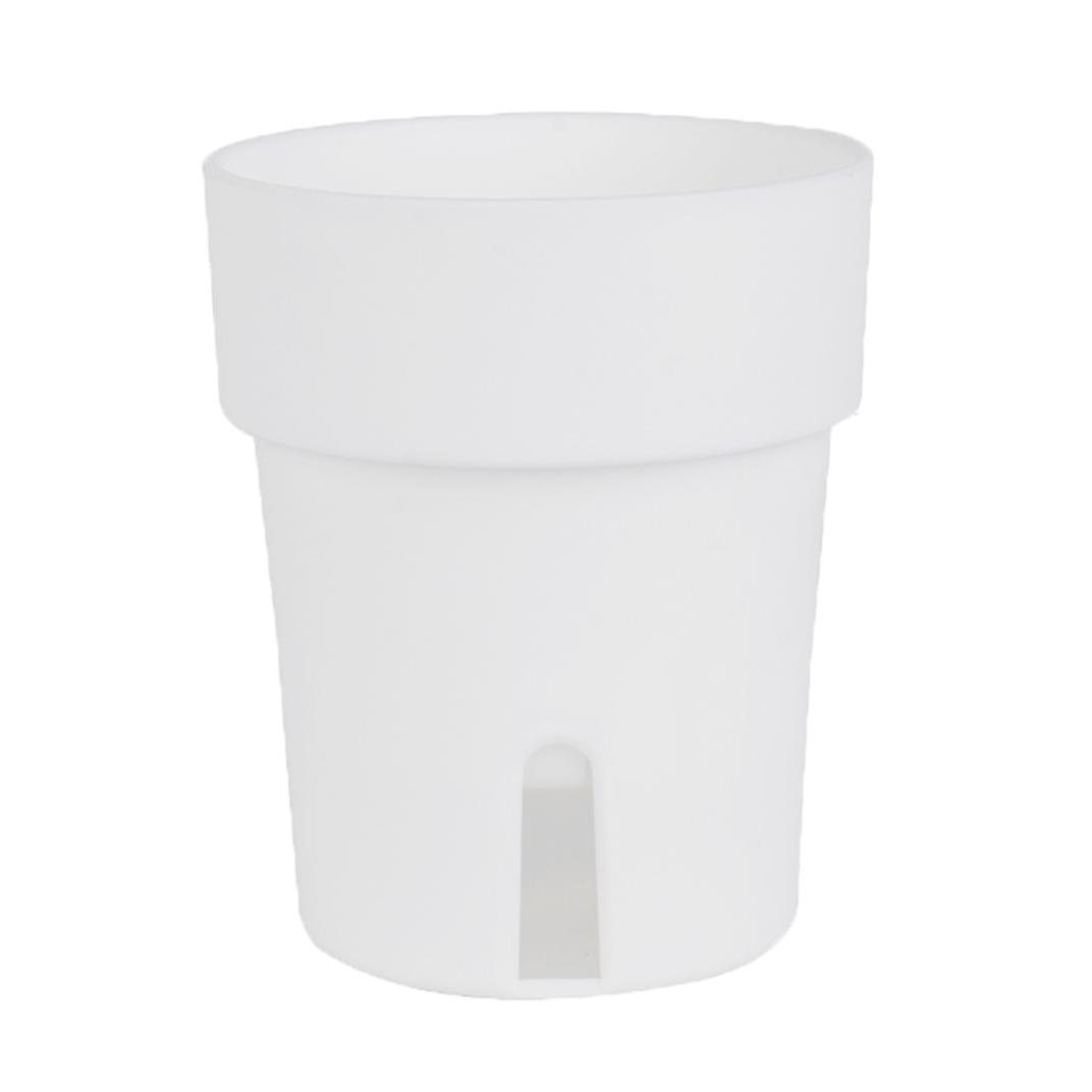 Deepbang Self Watering Plant Pot Garden Water Self Watering Planter Self Watering Plastic Flower Pot (White,Medium)