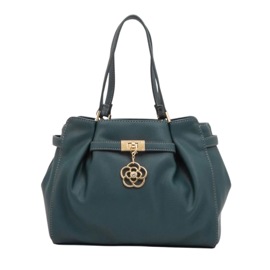 

CLASSUS Polsa Dark Green Women s 2-Way Handbag,