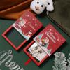 Christmas Ornament Packaging Box Creative Jewelry Suspension Box Badge Brooch Box Cartoon Christmas PE Storage Box
