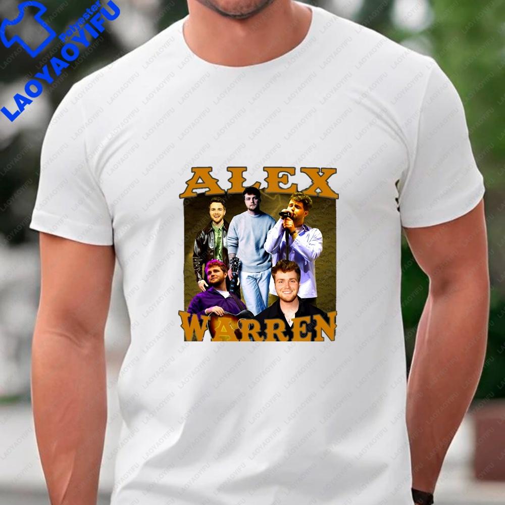 Unisexs TShirts And Tank Tops With Vintage Alex Warren Print Comfortable ShortSleeved TShirts Suitable For Both Unisex And Unisex