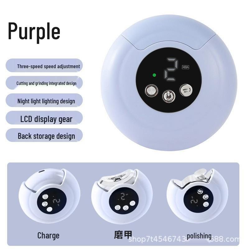 Automatic Baby Nail Grinder: Safe, Intelligent, Anti-Splash Manicure Set