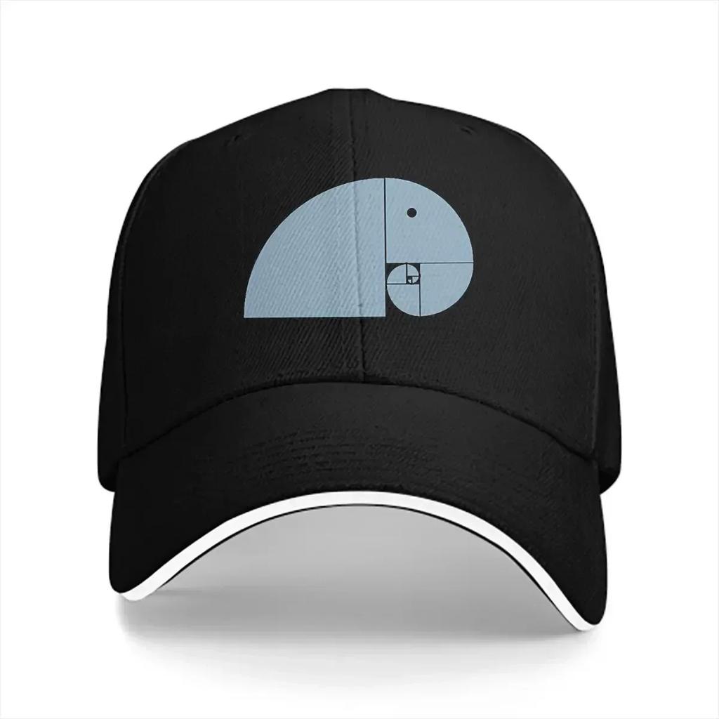 Elephant Baseball Caps Peaked Cap Fibonacci Sequence Golden Ratio Sun Shade Hats for Men Women