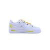 Nike Air Force 1 Antiscivolo Resistenti all'Abrasione Basse Scarpe da Skateboard Unisex Bianco Giallo CW2288-111(Team779-)