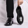 Summer new soft leather beanie shoes business men's casual leather shoes men's shoes men's derby shoes