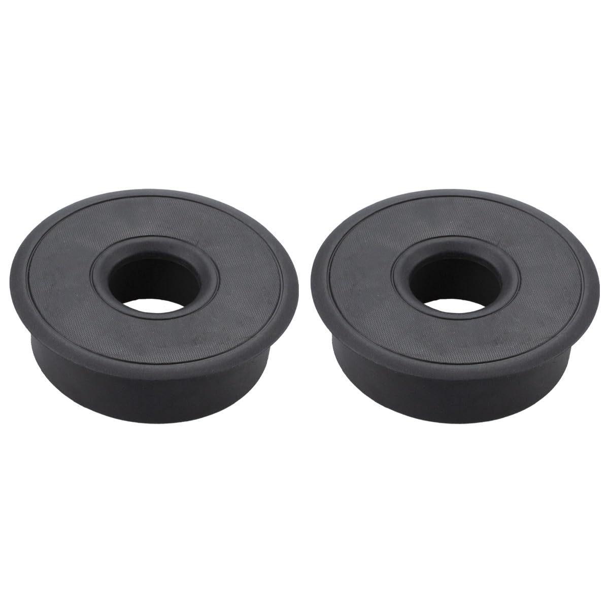 

Rubber Cup Holder Mat for Center Console Armrest - Fits Deep, Small Beverage Cups Single чорний