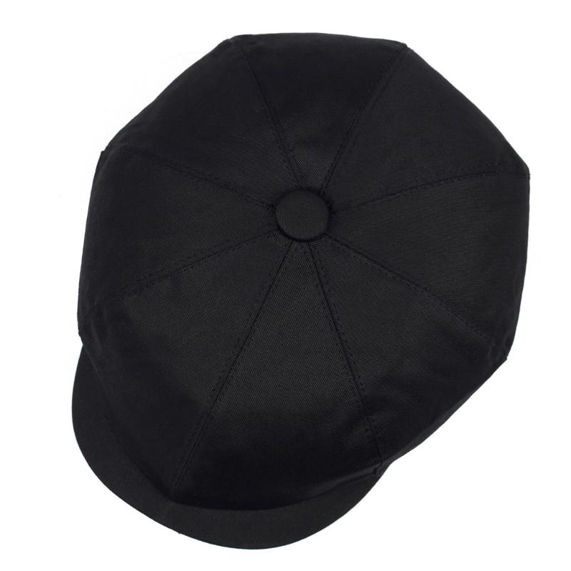 Dark Beret Cabbie Hat Oversized Painter Hat Beret Baker Boy Hat for Street Strolling Fashion Hat Props