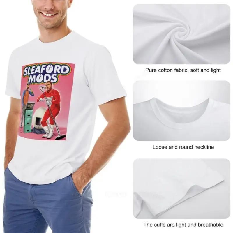Sleaford Mods 'Mork N Mindy' T-Shirt Short T-shirt Cute Tops Blouse Mens T Shirts Pack Cotton Top Tees Mens T-shirt