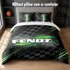 Set Biancheria da Letto Design Fendt 1 Copripiumino + 2 Federe Morbido Traspirante Biancheria da Letto per la Casa