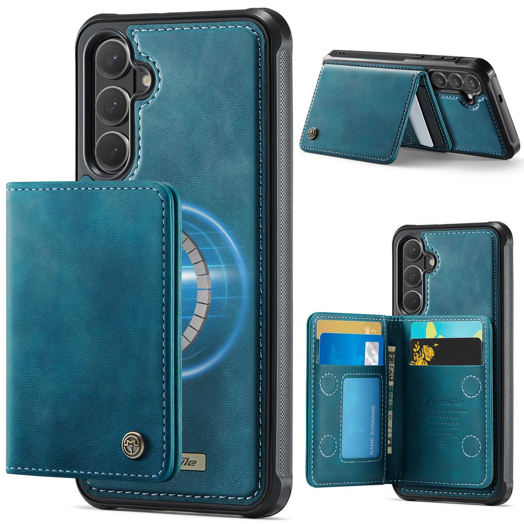 2 In 1 Detachable Luxury Business Magnetic Leather Case For Samsung S26 Ultra S25 S24 Plus S23 S22 A17 A07 A57 Shockproof Cover