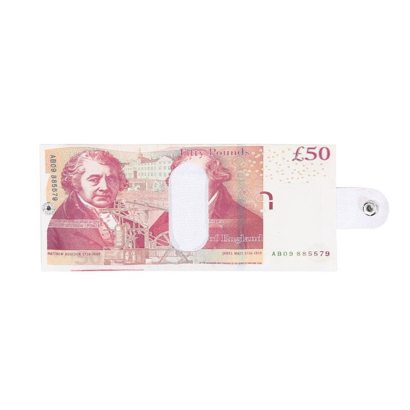 

Chic Money Clips Men Women Currency Notes Pattern Pound Dollar Euro Purse Wallets Unisex Fashion Wallet Snap Cash Holder