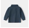 Children's 2024 Long-Sleeve Polo Shirt: Thickened Lapel Korean-Style Top for Boys - Autumn Collection.