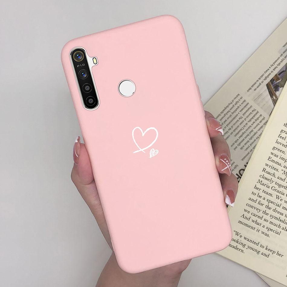 For Oppo Realme 5 Pro Oppo Realme 5 5i 5s C3 6i Realme5 5 Pro Realme6i Phone Cases Cute Soft Matte Bumper Back Cover Funda Coque