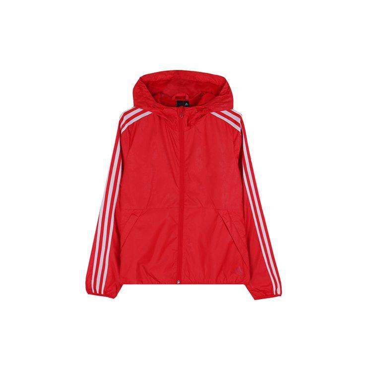 adidas Kurtki Damskie Czerwone Z Kapturem Umiarkowane Inne EH3909
