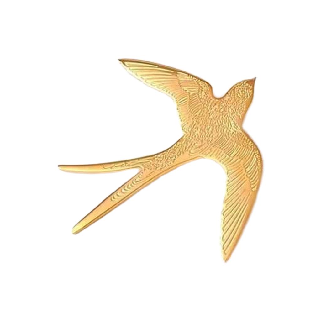 Elegant Swallow Bird Brooch Pin Cute Alloy Jewelry Lapel Pin Accessory For Women Men Casual Party Wedding Gift