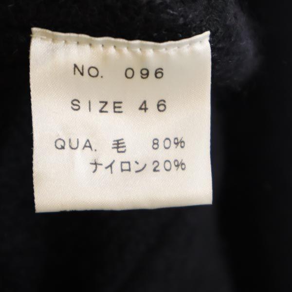 MASAHIRO MARUYAMA wool blend knit cardigan 46 black Men's Used