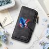 Patriotic Eagle Print Forever Wallet Long Stylish Functional Purse for Daily Use