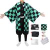 Demon Slayer Kimetsu No Yaiba Kamado Nezuko Cosplay Costume Kimono Robes Suit