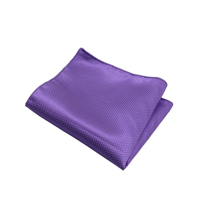 Gestreifte Einstecktuch für Herren - Anzugzubehör aus Polyester-Baumwolle, Taschentuch, Retro-Stil