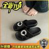 Retro square head with cool slippers women's summer fashion new design sense platform slippers versatile open-toed sandals