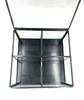 Westwing Dijk Box Metal Box Metal and Glass Box 17x17x7 Cm