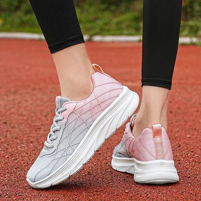 Women Running Sport Shoe Breathable Mesh Shock Sneakers Non-slip Super-light Soft Sole Footwear Zapatillas Mujer Chaussure Femme