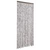 Brown and Beige Insect Screen Door Curtain 100 X 220 Cm Chenille