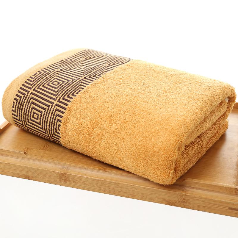 Household Soft Water-absorbing Large Jacquard Bath Towel