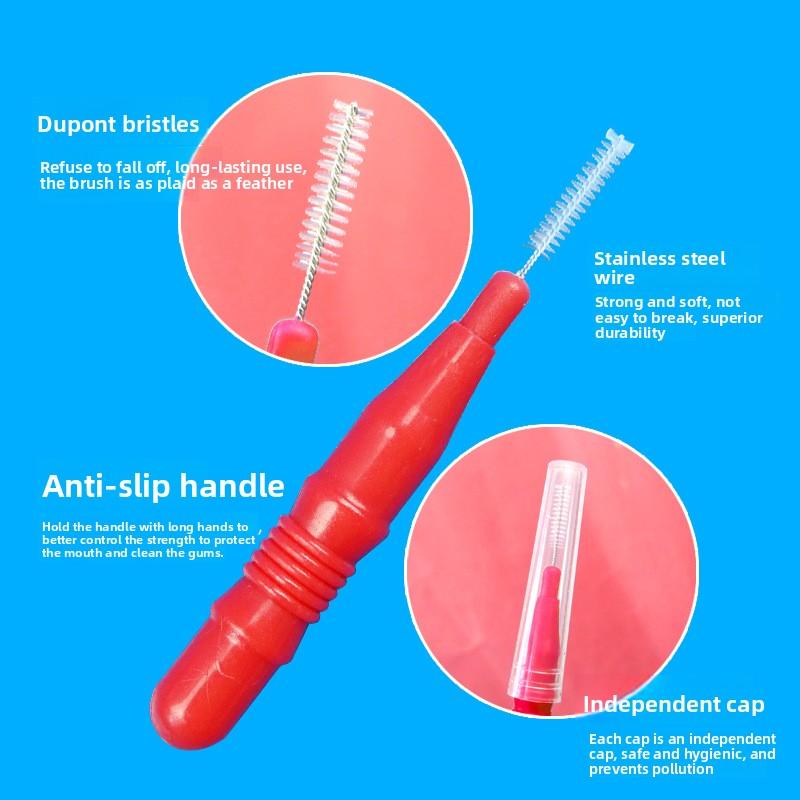 10 Stück Kieferorthopädische Pflege Zahnspangen Interdentalbürsten