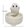 Nordic Ceramic Ghost Candlestick - Cute Scented Candle Cup Holder for Halloween, Festival Gift, and Witchy Home Decor