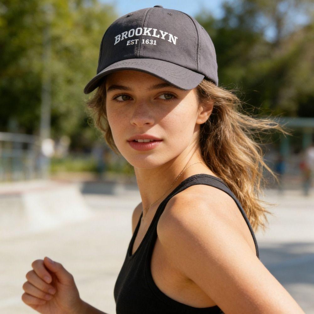 Letter Embroidered Baseball Cap High Quality Sunscreen Hat Creative Snapback Hat  Daily Wear