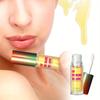 Aceite labial de lujo: hidratante, acabado mate, brillo duradero, nutritivo, apto para todo tipo de piel, tono dorado, maquillaje juvenil y sexy.