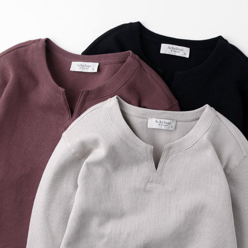 American Vintage Trend Autumn Winter New Men Solid V-Neck Fashion Casual All-match Long Sleeve Loose Pullovers Sweatshirts Tops