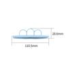 Silicone Shower Brush Baby Shower Brush Rub The Bath Soft And Do Not Hurt The Skin Three Fingers Non-Slip