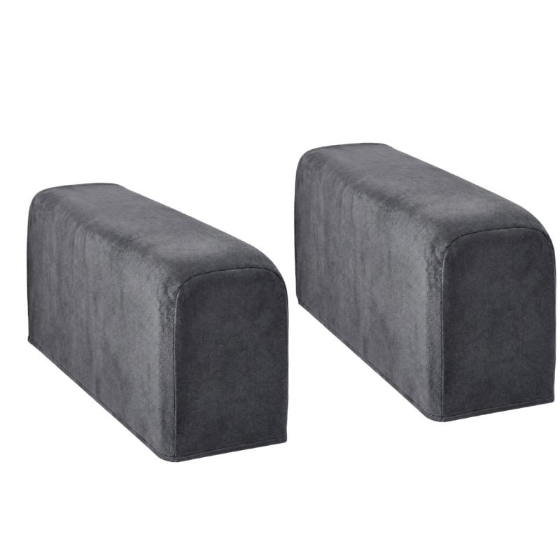 2PCS Elastic Armrest Covers For Sofas Couch Nonslip Design Fit Most Furniture Sofa Arm Slipcovers Arm Chair Protectors