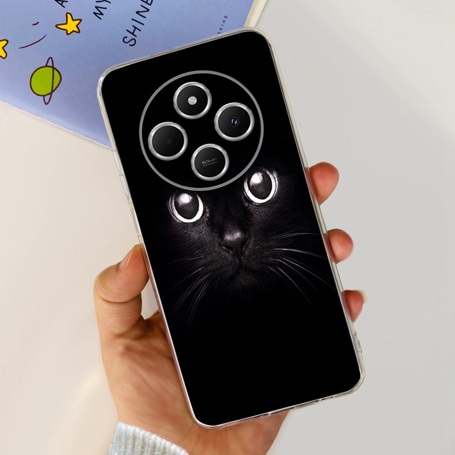 For Xiaomi Poco C75 Case Cute Cat Butterfly Painted Cover Soft Silicone Phone Case For Xiaomi Poco C75 C 75 PocoC75 Fundas Coque