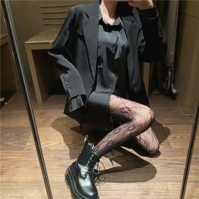 Fashion Sexy Women Pantyhose Tights Sexy Mesh Fishnet Pantyhose Nylon Print Tight Stocking Female Hosiery Conjoined socks