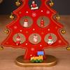 Christmas Decorations Small Christmas Tree Ornaments Wooden Mini Christmas Tree Desktop Decoration Christmas Gifts