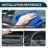 TUCKBOLD Compatible with Nissan Nv-350 Caravan E26 Dashboard Mat Dashboard Cover Foldable Center Console Dashboard Mat Dashboard Cover Mat Black with