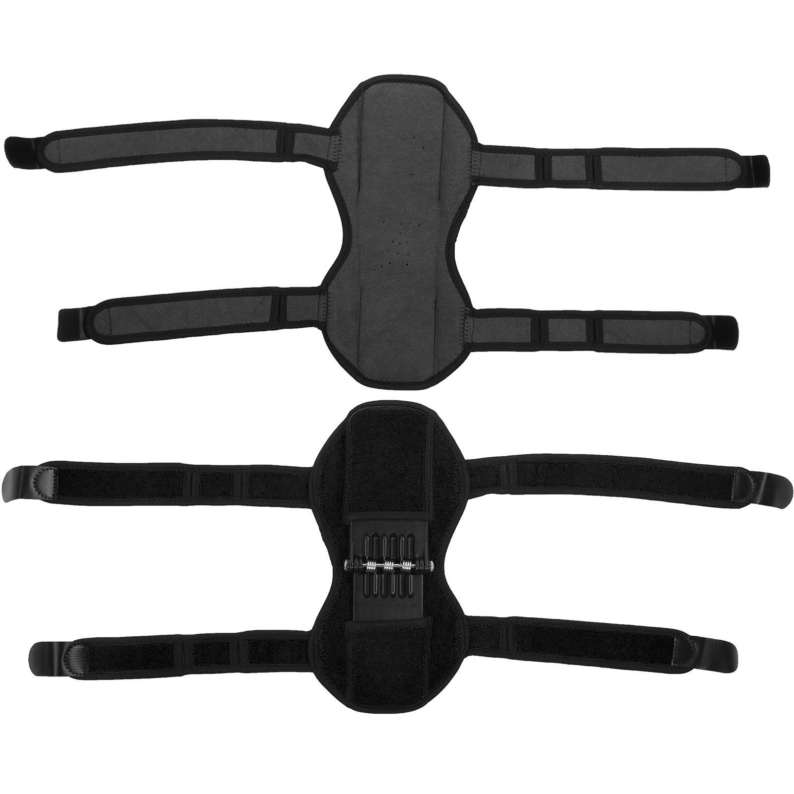 

Усилитель защиты колена, накладки на суставы, восстанавливающий бандаж, пружинный усилитель колена, синий, 1 пара чёрный