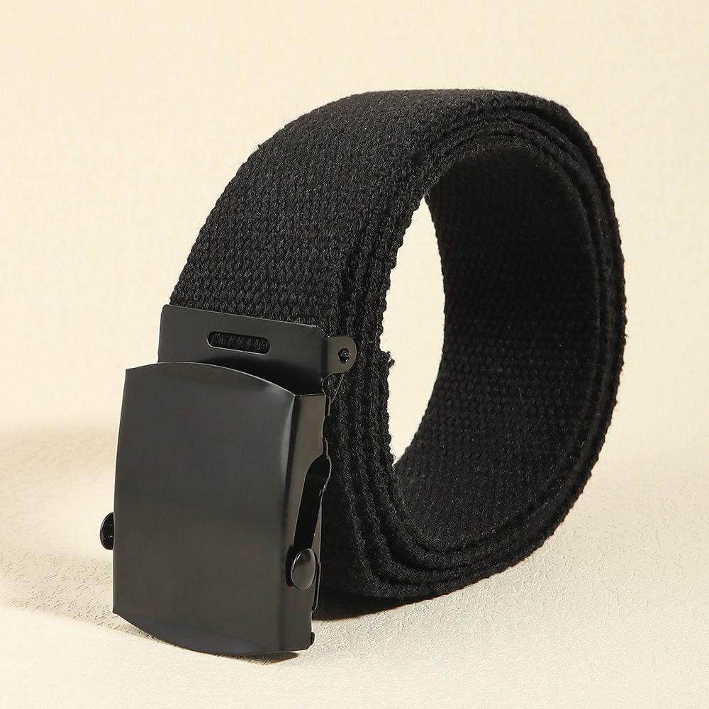 Wide Side Women Nylon Belt Canvas Jeans Decoration Elegant Man's Waist Belt Ladies/Girls