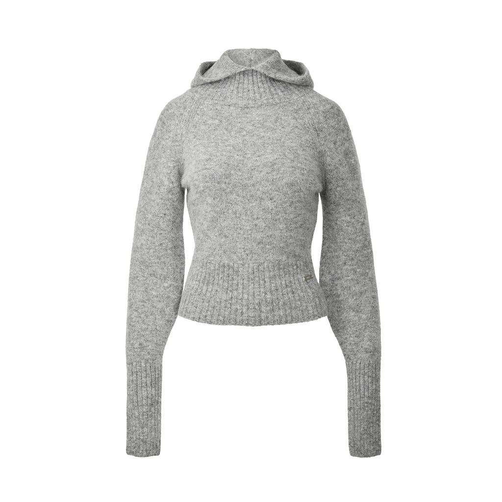 DRAE Balaclava Hood Knit_Gray