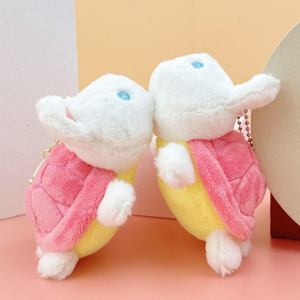 

Stuffed Plush Pendant Turtle Rabbit Plush Toy Keyring Lovely Plush Doll Keychain Birthday Gift green-style 1
